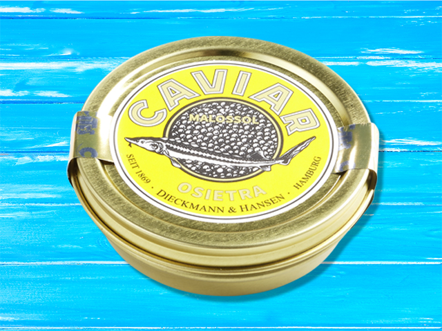 Caviar Osietra frisch 125-g-Dose 